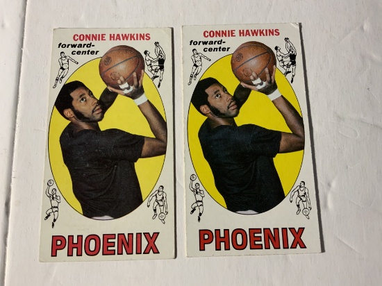 LOT OF 2 1969 TOPPS CONNIE HAWKINS #15 PHOENIX