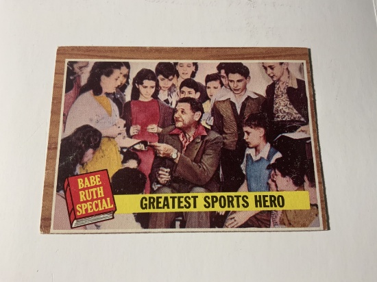 1962 TOPPS GREATEST SPORTS HERE BABE RUTH #143