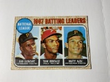 1968 TOPPS NATIONAL LEAGUE BATTING LEADERS #1 ROBERTO CLEMENTE