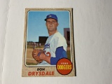 1968 TOPPS DON DRYSDALE #145 LOS ANGELES DODGERS