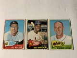 LOT OF 3 1965 TOPPS STAR CARDS
