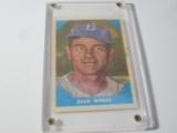 1960 FLEER ZACK WHEAT #12 SIGNED AUTOGRAPHED CARD