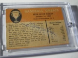 1961 FLEER GOOSE GOSLIN #35 SIGNED AUTOGRAPHED CARD  RARE