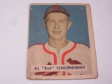 1949 BOWMAN BASEBALL #111 - AL RED SHOENDINST VINTAGE CARD