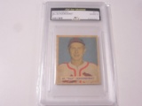 1949 BOWMAN BASEBALL #111 - AL RED SCHOENDIENST VINTAGE CARD GRADED FSG GOOD 3
