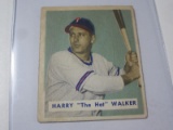 1949 BOWMAN BASEBALL #130 - HARRY THE HAT WALKER VINTAGE CARD