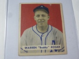 1949 BOWMAN BASEBALL #138 - WARREN BUDDY ROSAR VINTAGE CARD