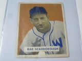 1949 BOWMAN BASEBALL - RAE SCARBOROUGH VINTAGE CARD
