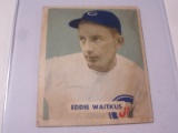 1949 BOWMAN BASEBALL #142 - EDDIE WAITKUS VINTAGE CARD