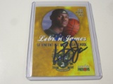 RARE - ROOKIE PHENOMS - LEBRON JAMES AUTOGRAPHED SIGNED HIGH SCHOOL CARD W/ COA ST VINCENT ST MARY