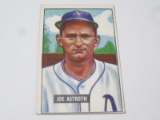 1951 BOWMAN BASEBALL COLOR #298 - JOE ASTROTH VINTAGE PHILADELPHIA ATHLETICS CARD