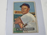 1951 BOWMAN BASEBALL COLOR #10 - AL RED SCHOENDIENST