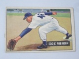 1951 BOWMAN BASEBALL COLOR #88 - EDDIE ROBINSON VINTAGE CHICAGO WHITE SOX CARD