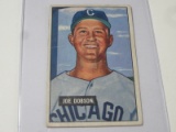 1951 BOWMAN BASEBALL COLOR #36 - JOE DOBSON - CHICAGO WHITE SOX - VINTAGE BASEBALL CARD