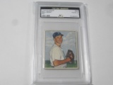 1950 BOWMAN BASEBALL COLOR #38 - BILL WIGHT ROOKIE CARD GRADED FSG POOR 2 CHICAGO WHITE SOX