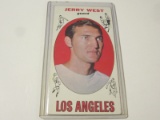 1969-70 TOPPS BASKETBALL #90 - JERRY WEST TALL BOY VINTAGE CARD - LOS ANGELES LAKERS