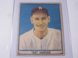 1941 PLAY BALL BASEBALL 46 - SID HUDSON VINTAGE BASEBALL CARD WASHINGTON SENATORS