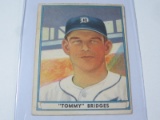 1941 PLAY BALL BASEBALL #65 TOMMY BRIDGES VINTAGE DETROIT TIGERS CARD