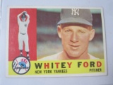 1960 TOPPS BASEBALL #35 WHITEY FORD NEW YORK YANKEES VINTAGE CARD