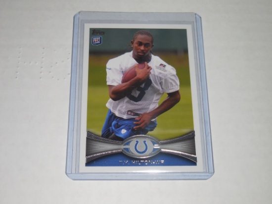 2012 TOPPS FOOTBALL #14 - T.Y. HILTON INDIANAPOLIS COLTS ROOKIE CARD