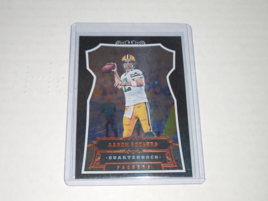 2016 PANINI FOOTBALL #115 - AARON RODGERS KNIGHTS TEMPLAR HOLOGRAPHIC FOIL PARALLEL CARD GB PACKERS