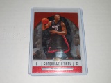 2006-07 TOPPS FINEST BASKETBALL #36 - SHAQUILLE O'NEAL VETERAN CHROME CARD MIAMI HEAT