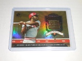 2006 UPPER DECK SP LEGENDARY CUTS - JOE MORGAN 1970 CHRONOLOGY GOLD HOLOFOIL SP #'D 443/550 REDS