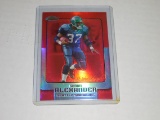 2006 TOPPS FINEST FOOTBALL #18 - SHAUN ALEXANDER CHROME REFRACTOR SP CARD #'D 384/399 SEAHAWKS