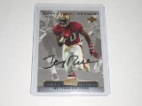 1999 UPPER DECK SUPER BOWL HEROES - JERRY RICE - SUPER BOWL XXXIII 49ERS WITH FACSMILE AUTOGRAPH