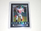 2007 TOPPS DRAFT PICKS & PROSPECTS FOOTBALL #48 - ELI MANNING BLACK CHROME REFRACTOR SP NY GIANTS