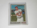 2019 TOPPS HERITAGE BASEBALL - PAUL GOLDSCHMIDT RARE FELT STICKER INSERT CARD ST LOUIS CARDINALS