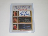 2020 ACEO ICONIC TRIPLE CUTS - WWF - RIC FLAIR STONE COLD STEVE AUSTIN UNDERTAKER FACSMILE AUTOGRAPH