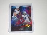 2018 PANINI PLAYOFF FOOTBALL - THUNDER & LIGHTNING COLE BEASLEY & EZEKIEL ELLIOTT HOLOFOIL INSERT