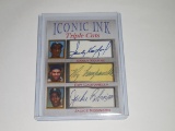 2020 ACEO ICONIC INK TRIPLE CUTS SANDY KOUFAX ROY CAMPANELLA JACKIE ROBINSON FACSMILE AUTOGRAPH CARD