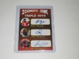 2020 ACEO ICONIC INK - BROWNS - BAKER MAYFIELD ODELL BECKHAM JARVIS LANDRY FACSMILE SIGNATURE CARD