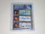 2020 ACEO ICONIC INK TRIPLE - STAR TREK - WILLIAM SHATNER GEORGE TAKEI LEONARD NIMOY FACSMILE AUTO