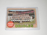 1968 TOPPS BASEBALL #334 - BALTIMORE ORIOLES TEAM CARD