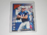 1999 DONRUSS FOOTBALL - DREW BLEDSOE 99 FAN CLUB INSERT CARD #'D 3126/5000 NEW ENGLAND PATRIOTS