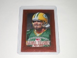 1997 DONRUSS PREFERRED - BRETT FAVRE NATIONAL TREASURES BRONZE HOLOFOIL GREEN BAY PACKERS