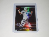 2000 BOWMAN'S BEST #17 PEYTON MANNING REFRACTOR CARD INDIANAPOLIS COLTS