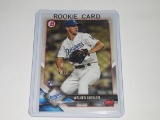 2018 BOWMAN BASEBALL #59 - WALKER BUEHLER ROOKIE CARD LOS ANGELES DODGERS