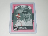 2016 PANINI DONRUSS BASEBALL #13 ALBERT PUJOLS DIAMOND KINGS PINK BORDER CARD