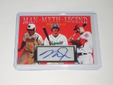 2020 ACEO ICONIC INK MIKE TROUT MAN MYTH LEGEND FACSMILE SIGNATURE CARD