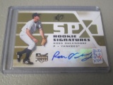 2008 UPPER DECK SPX BASEBALL - ROSS OHLENDORF AUTOGRAPHED ROOKIE CARD NEW YORK YANKEES