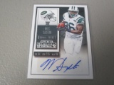 2015 PANINI CONTENDERS FOOTBALL - WES SAXTON AUTOGRAPHED ROOKIE CARD NY JETS