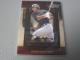 2008 PLAYOFF PRIME CUTS BASEBALL - ISAAC GALLOWAY AUTOGRAPHED ROOKIE CARD #'D 239/249