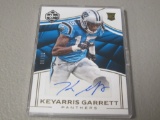 2016 PANINI LIMITED - KEYARRIS GARRETT AUTOGRAPHED ROOKIE CARD #'D 28/99 CAROLINA PANTHERS