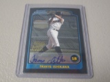 2003 BOWMAN CHROME BASEBALL #341 - TRAVIS ISHIKAWA AUTOGRAPHED ROOKIE CARD SF GIANTS