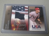 2007 UPPER DECK USA BASEBALL - MARK REYNOLDS GAME WORN USA BASEBALL JERSEY CARD