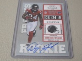 2010 PANINI PLAYOFF CONTENDERS - DOMINIQUE FRANKS ATLANTA FALCONS AUTOGRAPHED ROOKIE CARD